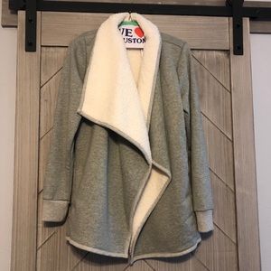 Abercrombie and Fitch fleece sweatshirt jacket